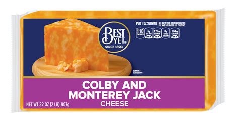 Colby Jack Cheese Chunk - Best Yet Brand