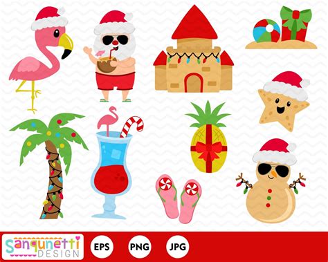 christmas beach clip art 20 free Cliparts | Download images on Clipground 2024