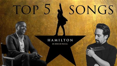 Top 5 Hamilton Songs - YouTube