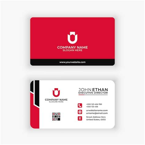 Premium Vector | Creative modern business card template