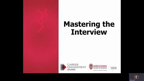 Mastering the Interview - YouTube