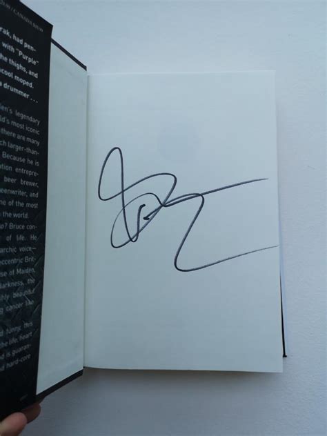 Signed Bruce Dickinson Autobiography, Hobbies & Toys, Books & Magazines ...