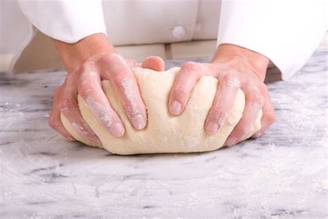 Kneading dough stock photo. Image of female, pastry, appealing - 3210424