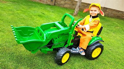 Funny Baby Tractor