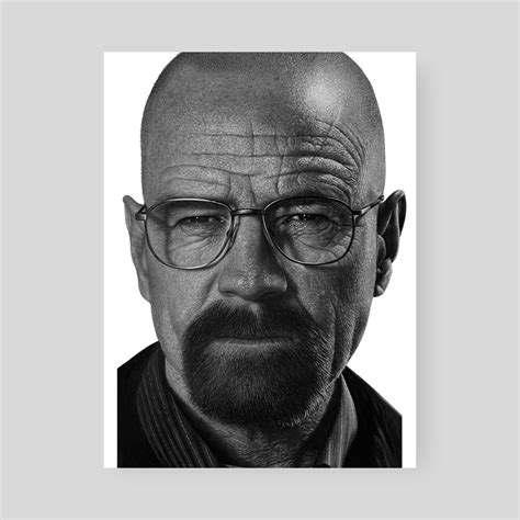 Walter White - Bryan Cranston, an art print by Vincenzo Sorce - INPRNT