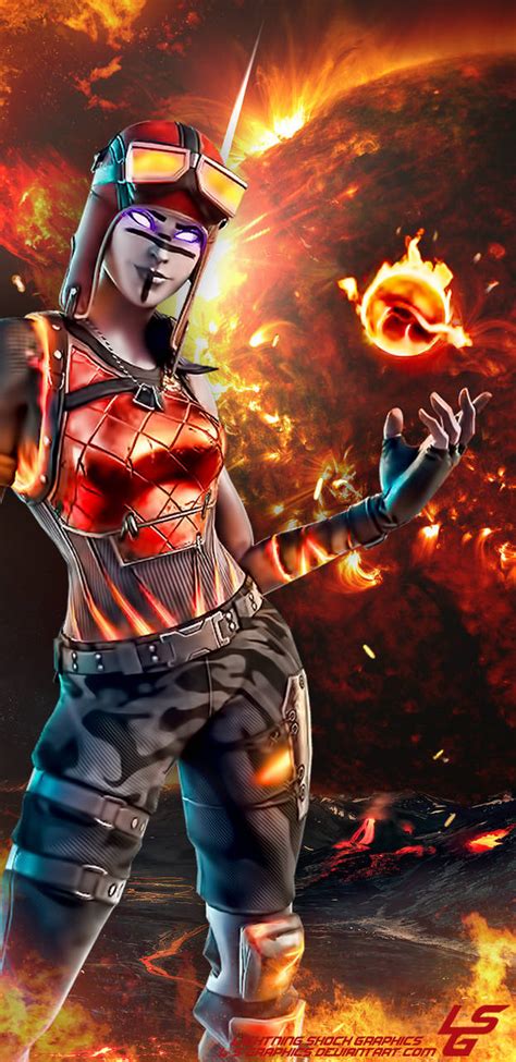 Fortnite Blaze Mobile Wallpaper by L-S-Graphics on DeviantArt