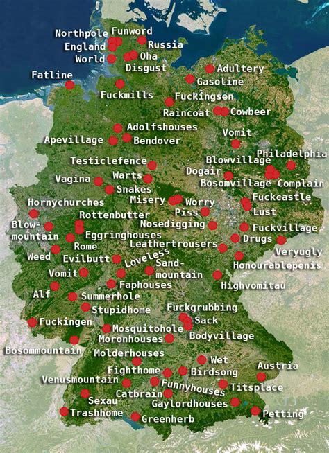 Funny names of german cities by Arminius1871 on DeviantArt