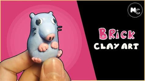 Making Brick The Rat with Polymer Clay | Pizza Tower [Clay Art] - YouTube