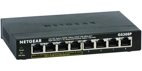 Review: Netgear ProSAFE GS308P 8-Port Gigabit PoE Switch - VueVille