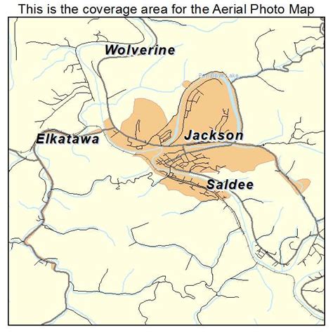 Aerial Photography Map of Jackson, KY Kentucky