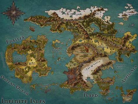 Pin by Ep1cnessAwaits on Map | Fantasy world map, Fantasy map, Fantasy ...