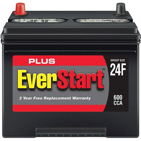 EverStart Plus Lead Acid Automotive Battery, Group Size 24F (12 Volt ...