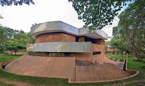 Auroville House Of Roger Anger | Viluppuram district, South India | Architect Roger Anger ...