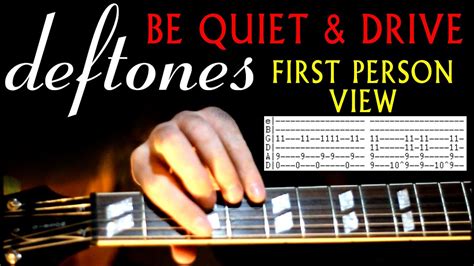 Deftones Be Quiet And Drive Far Away POV Guitar Lesson / Guitar Tabs / Tab Tutorial / Guitar ...