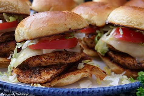 Grilled Chicken Sliders - Deliciously Seasoned