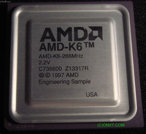 AMD - K6 - 266 - AMD AMD-K6-266MHz ES - chipdb.org