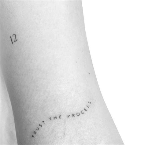 Trust the Process: Inspiring Small Tattoo Ideas