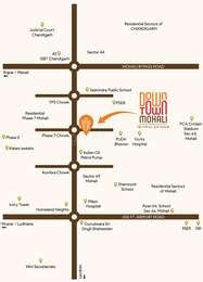 Icon Group Mohali Downtown Mohali Map - Sector-62 Mohali Location Map