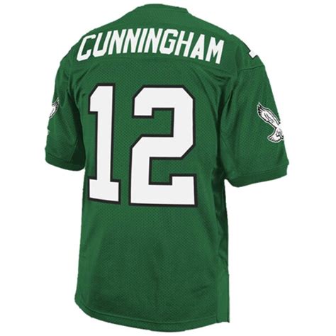 Mens Philadelphia Eagles Randall Cunningham Mitchell & Ness Green Authentic Throwback Jersey