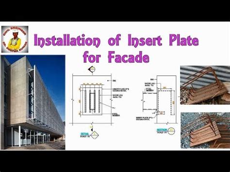 Installation of Insert Plate for Facade || What is Facade || - YouTube