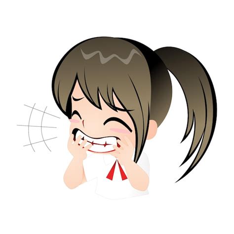 Premium Vector | Funny girl cartoon character cute