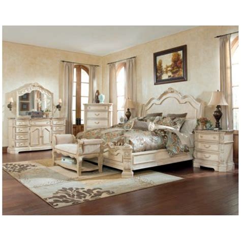 White Ashley Furniture Bedroom Sets | White bedroom set, Antique white ...