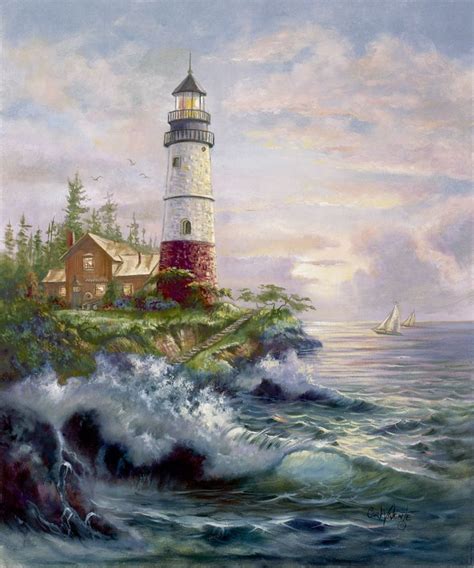 Pin on by the sea shore | Lighthouse pictures, Lighthouse art, Beautiful lighthouse