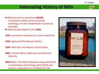 PRODUCT REVIVAL "MILO" | PPT