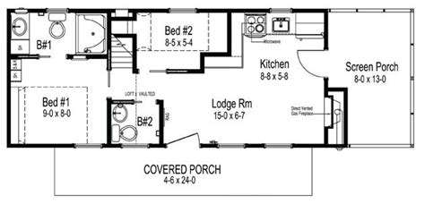 ECO-26 | Cavco Park Models | Park model homes, Tiny house floor plans ...