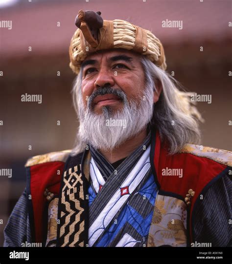 Ainu Man - Ainu are the aboriginal people of Hokkaido, Japan's most Stock Photo: 6512399 - Alamy