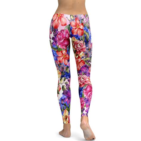 Colorful Floral Leggings