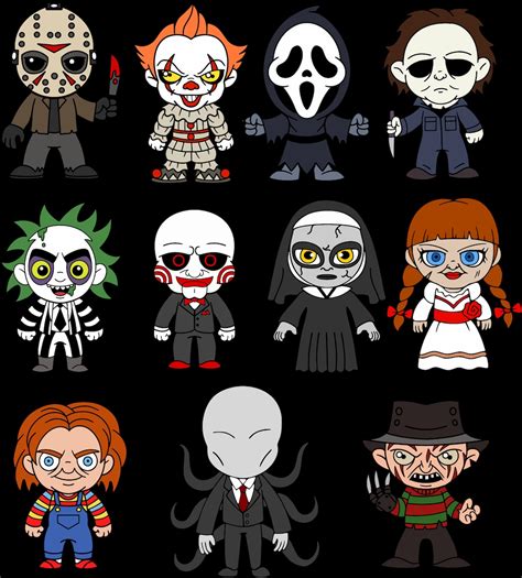 Horror Movie Svg File Characters Halloween Svg Cut Files - Etsy