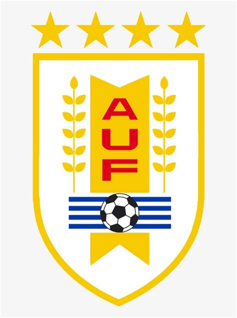 Escudo Asociación Uruguaya De Fútbol V1 - Uruguay National Football Team Logo Transparent PNG ...