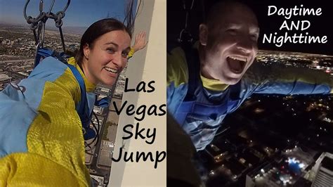 Las Vegas SkyJump: Jumping from the 108th floor of the Stratosphere (885 feet above the Strip ...