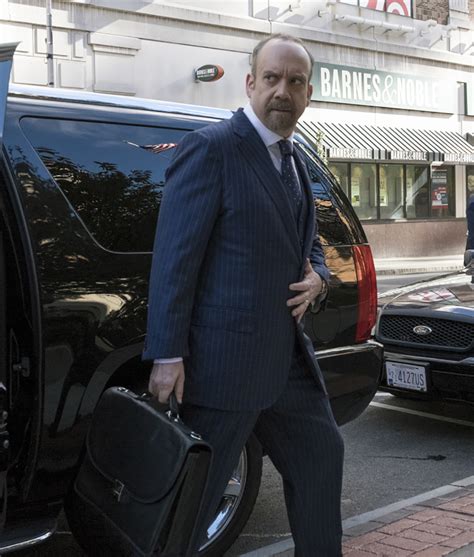 Billions Chuck Rhoades Blue Stripes Suit | Paul Giamatti Suit