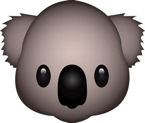 Download Koala Emoji Image in PNG | Emoji Island