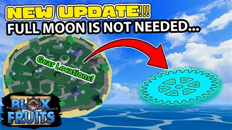 UPDATE - Blue Gear Mirage Island no longer requires a full moon - Blox ...