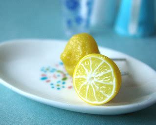 Bijoux Gourmands - Miniature Food - Tiny Citrus Studs | Flickr