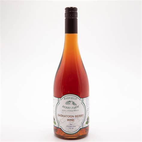 Saskatoon Berry Wine - Bayfield Berry Farm