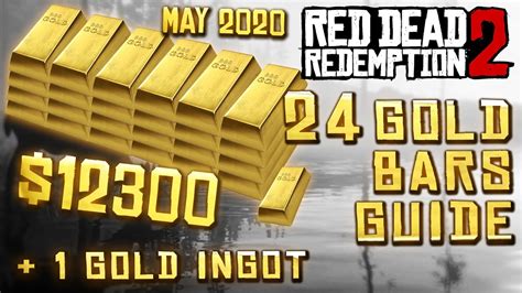 Red Dead Redemption 2 - All 24 Gold Bars & 1 ingot ($12,300) May 2020 - YouTube