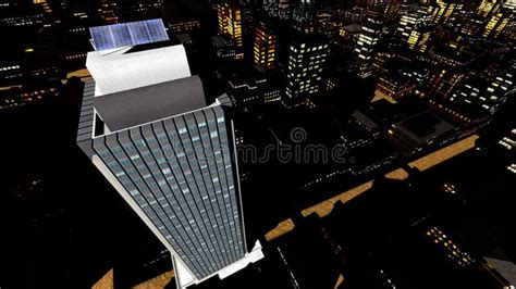 Solar panels in city stock photo. Image of energy, house - 34440524