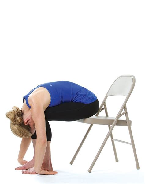 12 Chair Yoga Poses for Stress and Posture - PureWow | Chair yoga, Yoga ...