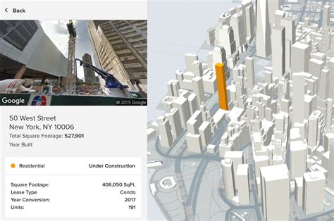 Interactive 3D map of Lower Manhattan updates new developments daily ...