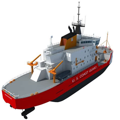 US Coast Guard Icebreaker Mackinaw 3D Model .max .obj .3ds .lwo .lw ...