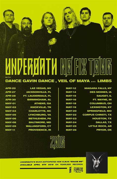 Underoath announce No Fix Tour | Soundlink Magazine