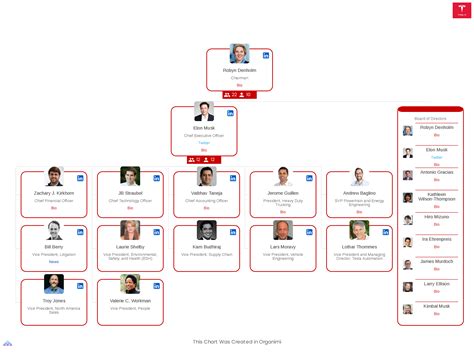 Tesla's Organizational Structure [Interactive Chart] | Organimi