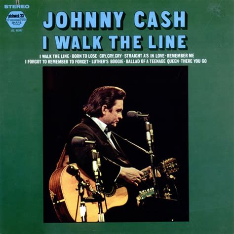 Johnny Cash I Walk The Line US vinyl LP album (LP record) (524088)