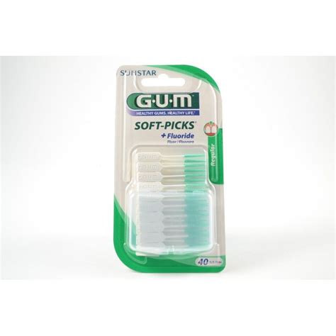 GUM SOFT-PICKS + Fluoride Regular Boite de 40 - NotrePharma