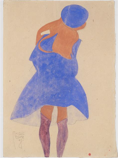 Egon Schiele | Standing Girl, Back View | The Metropolitan Museum of Art