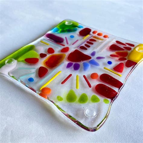 Make At Home Fused Glass Coaster Kit by molten wonky